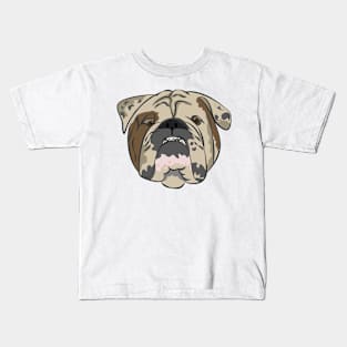 Bulldog head. Kids T-Shirt